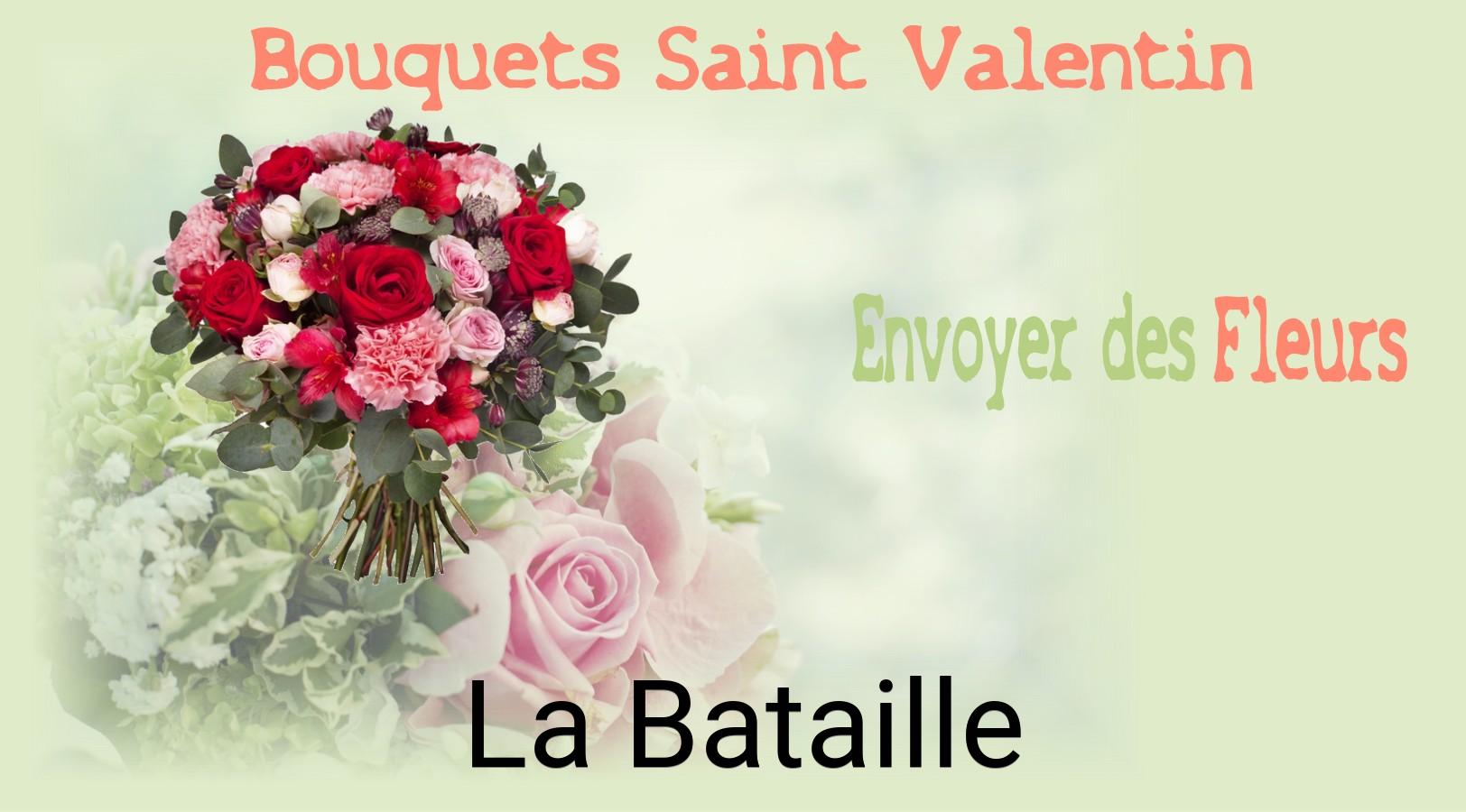Roses de Saint-Valentin livrées à La Bataille